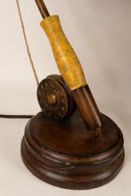 "FISHING ROD" TABLE LAMP AND CLOCK