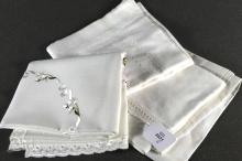4 VINTAGE TABLECLOTHS