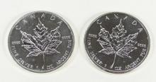 2 CANADIAN SILVER COINS - no tax