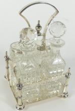 REFINED ENGLISH ANTIQUE CRUET SET