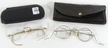 2 PAIRS OF ANTIQUE EYEGLASSES