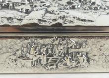 FINE DANISH SILVER REPOUSSE BOX