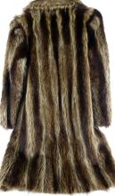 VINTAGE UNISEX RACCOON FUR COAT