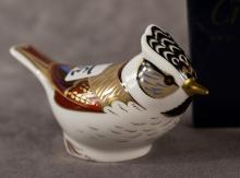 TWO ROYAL CROWN DERBY PAPERWEIGHTS