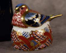 TWO ROYAL CROWN DERBY PAPERWEIGHTS