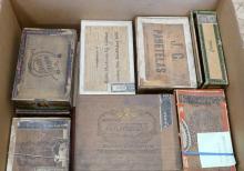 BOX LOT OF CIGAR BOXES