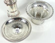 3 ANTIQUE DECORATIVE TABLEWARE ITEMS