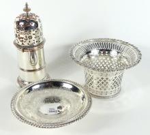 3 ANTIQUE DECORATIVE TABLEWARE ITEMS