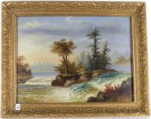 PRIMITIVE OIL PAINTING