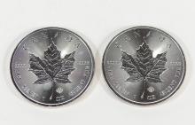 2 CANADIAN SILVER COINS - no tax