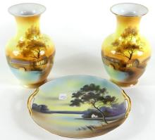 3 ANTIQUE DECORATIVE NORITAKE