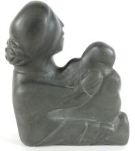 LARGE INUIT STONE CARVING