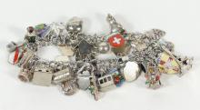 STERLING CHARM BRACELET