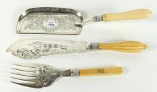 VICTORIAN "BUTLER'S FRIEND" & QUALITY FISH SERVERS