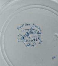 25 PIECES 19TH CENTURY ENGLISH BLUE & WHITE PORCELAIN