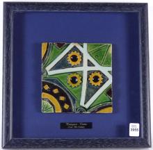 19TH CENTURY POTTERY TILE