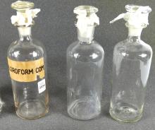 7 APOTHECARY JARS