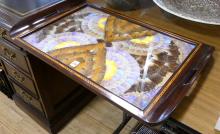 ART DECO SERVING TRAY AND CENTREPIECE BOWL