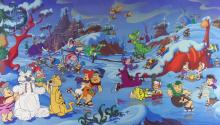 FLINTSTONES SERIOLITHOGRAPH ANIMATION ART