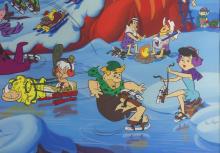 FLINTSTONES SERIOLITHOGRAPH ANIMATION ART