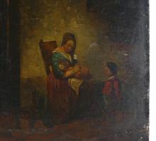 EARLY DUTCH SCHOOL OIL