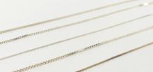 5 STERLING NECK CHAINS