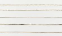 5 STERLING NECK CHAINS