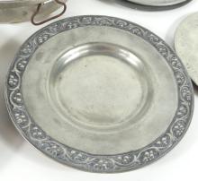 ASSORTED PEWTER INCLUDING ANTIQUE