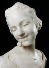 ART NOUVEAU MARBLE BUST