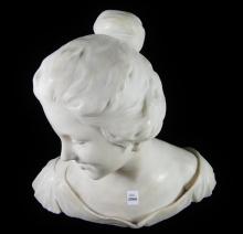 ART NOUVEAU MARBLE BUST