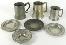 ASSORTED PEWTER INCLUDING ANTIQUE