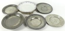 ASSORTED PEWTER INCLUDING ANTIQUE