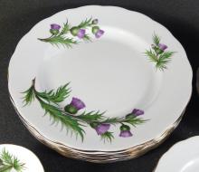 29-PIECE SCOTTISH THISTLE DINNER SET