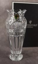 WATERFORD CRYSTAL VASE WITH BOX