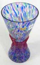 BOHEMIAN ART GLASS VASE