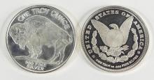 2 U.S. SILVER BULLION COINS - no tax