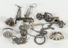 VINTAGE MARCASITE SET JEWELLERY