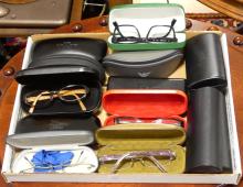 TWELVE PAIRS OF DESIGNER GLASSES