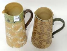 TWO ANTIQUE DOULTON PITCHERS