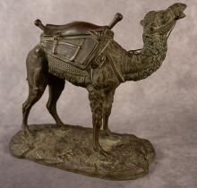 WALDEMAR STAHLKNECHT POTTERY CAMEL FIGURINE