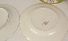 THREE PLATES AND TRAY