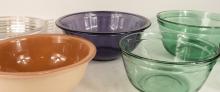 SEVEN GLASS MIXING BOWLS