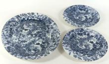 RARE ANTIQUE BLUE/WHITE ENGLISH PORCELAIN