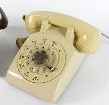 2 ROTARY DIAL TELEPHONES