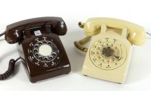 2 ROTARY DIAL TELEPHONES