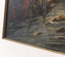 ANTIQUE GEORGE BAXTER OIL PRINT