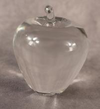 STEUBEN ART GLASS "APPLE" PAPERWEIGHT
