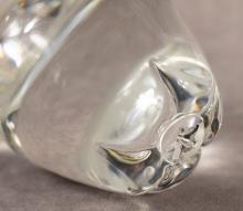 STEUBEN ART GLASS "APPLE" PAPERWEIGHT