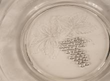 5 ANTIQUE GLASS BREAD TRAYS