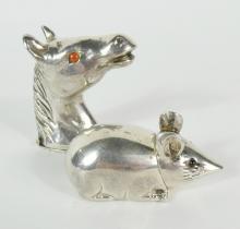 2 STERLING ANIMAL FORM VESTAS